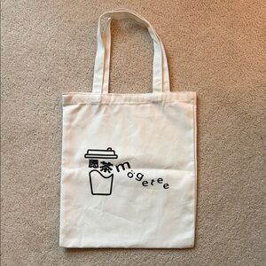 Bubble tea design tote bag